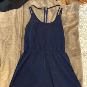 Navy blue dress